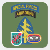 第20期特殊部隊グループステッカー スクエアシール (正面)