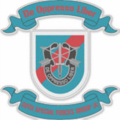 第20期特殊部隊グループ(空挺部隊)第20期SFG シール (正面)