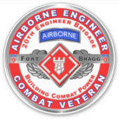 第20次工士旅団 シール (正面)