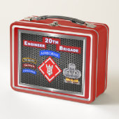 第20次工士旅団 メタルランチボックス (正面)