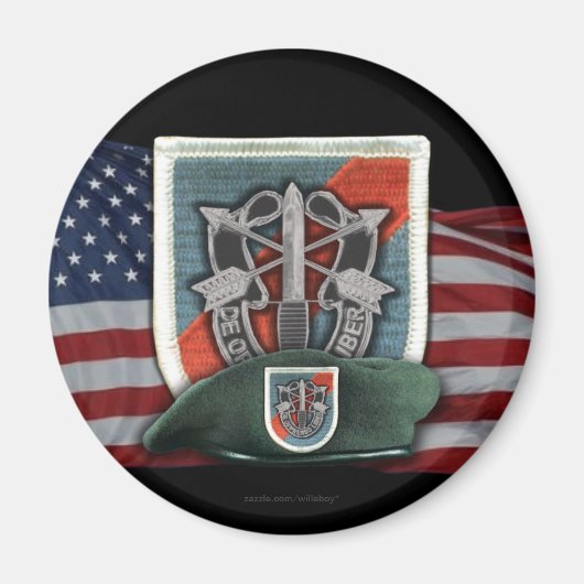 第20次特殊部隊はベトナムのvetsマグネットをフラッシュ マグネット (正面)