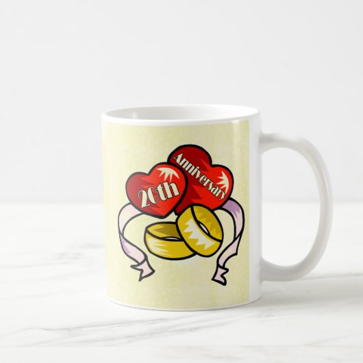 第20結婚記念日 コーヒーマグカップ (右)