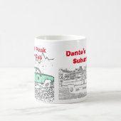 第20記念日のDanteのピーク コーヒーマグカップ (中央)