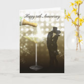 第20記念日-シャンペン カード (黄色い花)