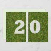 第20誕生会! 招待状 (正面/裏面)