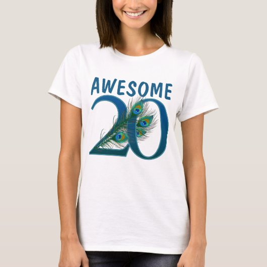 第20誕生日のワイシャツ Tシャツ (正面)