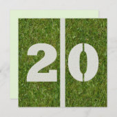 第20誕生日の招待状 招待状 (正面/裏面)