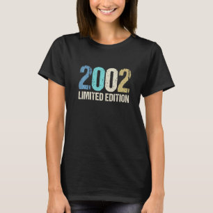 第20誕生日レディースメンズ20年2002 29 Tシャツ