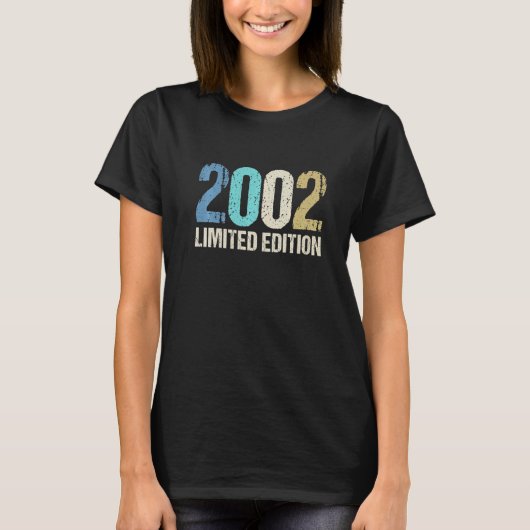 第20誕生日レディースメンズ20年2002 29 Tシャツ (正面)