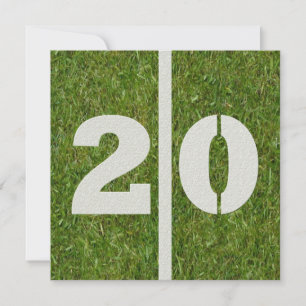 第20誕生日招待状 招待状