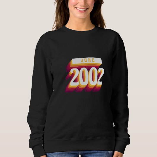 第20誕生日2002年6月1日 スウェットシャツ (正面)