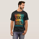 第20誕生日2003年2月20年の地球 Tシャツ (正面フル)