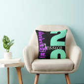 第20誕生祝いパーソナライズされた枕 クッション (椅子)