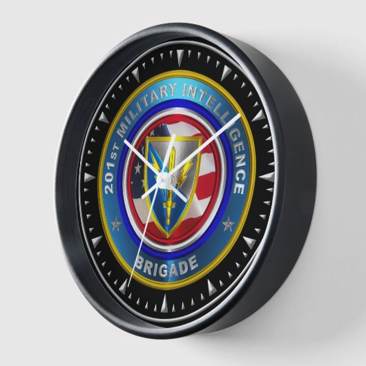 第201軍隊情報旅団 壁時計 (傾斜)