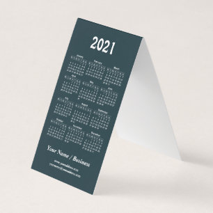 第2020日本の条暦テンプレート 名刺