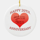 第20。 記念日 セラミックオーナメント (裏面)