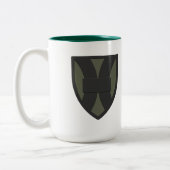 第21サポート命令(SUPCOM)服および抑制される ツートーンマグカップ (左)