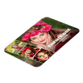 第21ハッピーバースデー4フォトコラージュ マグネット (左側)