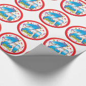 第21今日誕生日 ラッピングペーパー (角)