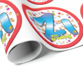 第21今日誕生日 ラッピングペーパー (ロールコーナー)