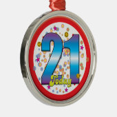 第21今日誕生日v2 メタルオーナメント (右)