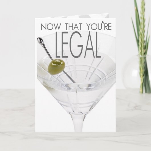 第21偽造品I.D。 バースデー・カード カード (正面)