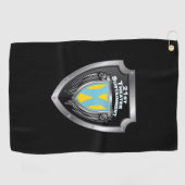 第21回シアターコマンドシールド ゴルフタオル (横)