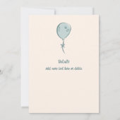 第21回ドお洒落ードルハンドドロー誕生日パーティー 招待状 (裏面)