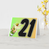 第21回バースデーグッズ カード (黄色い花)