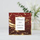 第21回ブルゴーニュ金ゴールドスターズバースデーパーティー 招待状 (スタンド正面)