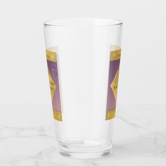 第21回真鍮とアイオ結婚ライトの記念日 タンブラーグラス (右)