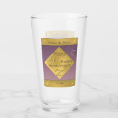 第21回真鍮とアイオ結婚ライトの記念日 タンブラーグラス (正面)