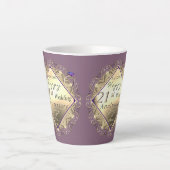 第21回真鍮の記念日とアイオライトラテマグ カフェラテマグ (正面)