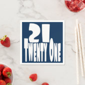 第21回第21回誕生日 スタンダードカクテルナプキン (インサイチュ)