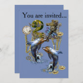 第21期ステームパンク誕生日 招待状 (正面/裏面)