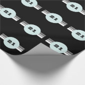 第21男らしいあらゆる年齢個人化なります ラッピングペーパー (角)