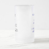 第21皆は何かで信じる必要があります フロストグラスビールジョッキ (中央)