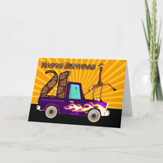 第21章なぜこのキリンはグリース・稲妻のようなのか カード (正面)