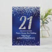 第21誕生日の輝きの招待状 招待状 (スタンド正面)