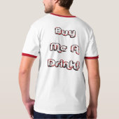 第21誕生日の飲むワイシャツ Tシャツ (裏面フル)