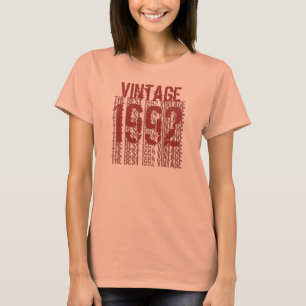 第21誕生日プレゼントの1992年のヴィンテージの軽く柔らかいパステル Tシャツ