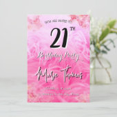 第21誕生日招待状 招待状 (スタンド正面)