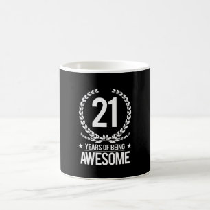 第21誕生日(素晴らしい21あ年間の) コーヒーマグカップ