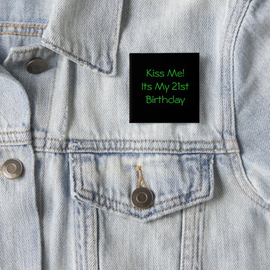 第21誕生日 缶バッジ (インサイチュ)