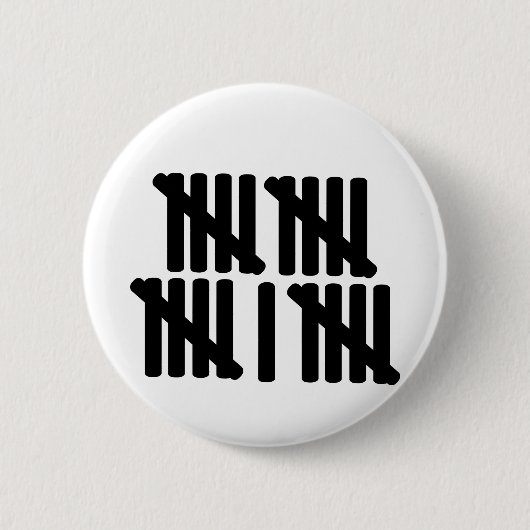 第21誕生日 缶バッジ (正面)