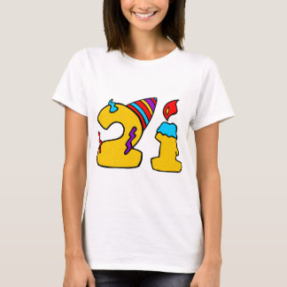第21誕生日 Tシャツ