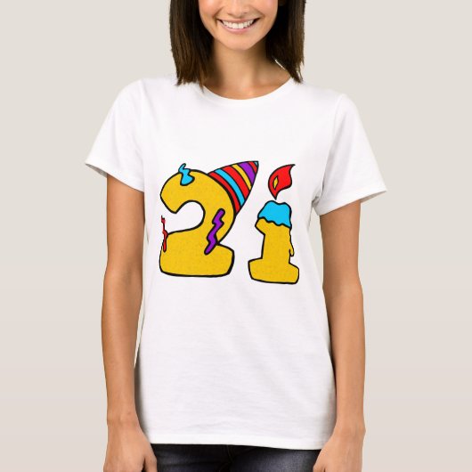 第21誕生日 Tシャツ (正面)