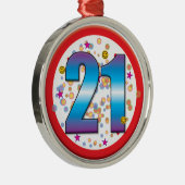 第21誕生日v2 メタルオーナメント (右)