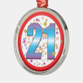 第21誕生日v2 メタルオーナメント (左)
