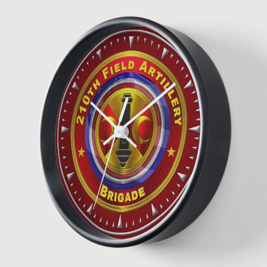 第210軍砲兵旅団 壁時計 (傾斜)